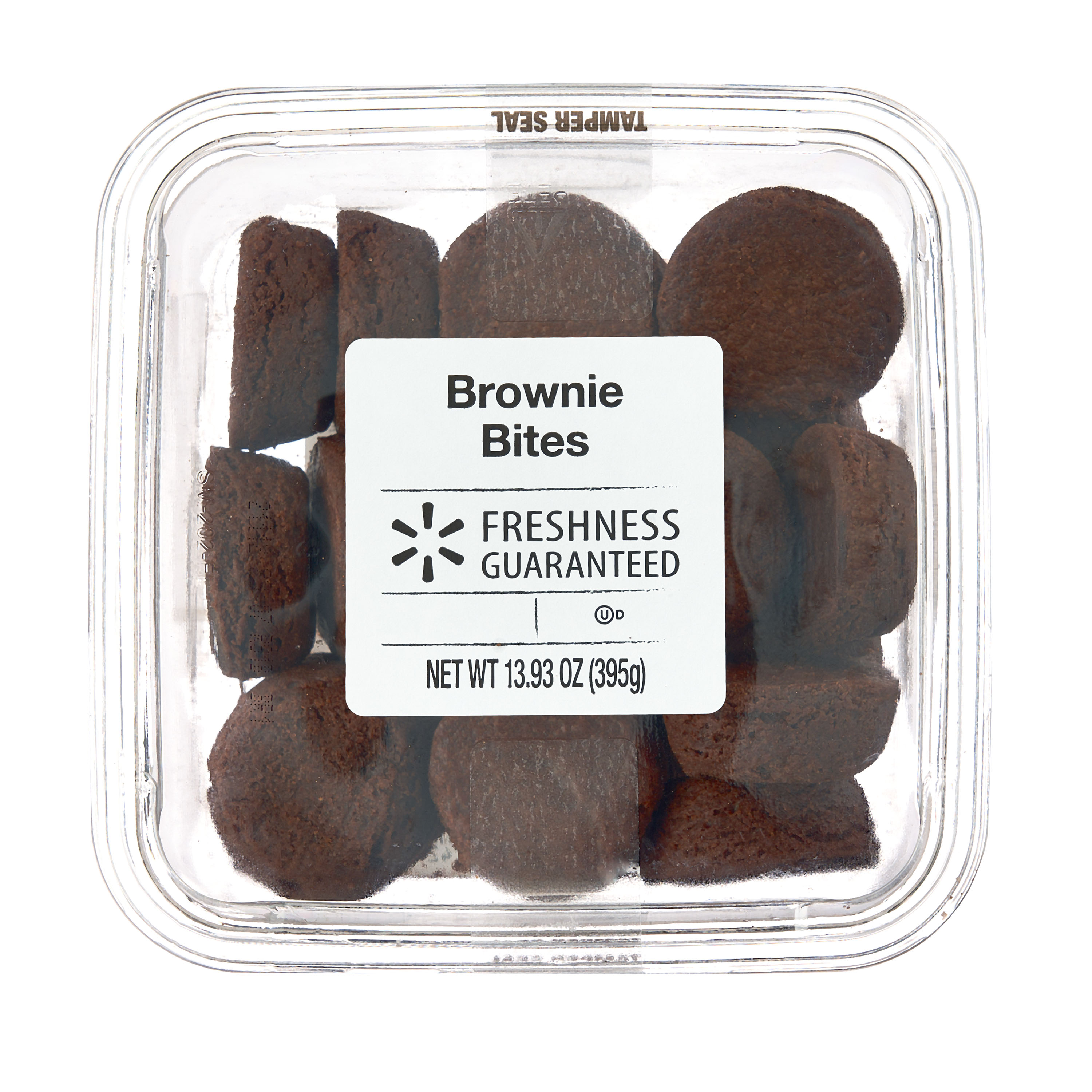 Freshness Guaranteed Brownie Bites, 13.93 oz, 21 Count, Shelf-Stable, Baked, Fudgy, Chewy Dessert