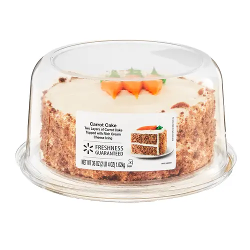 Freshness Guaranteed Carrot Cake with Cream Cheese Icing, 36oz thumbnail 2