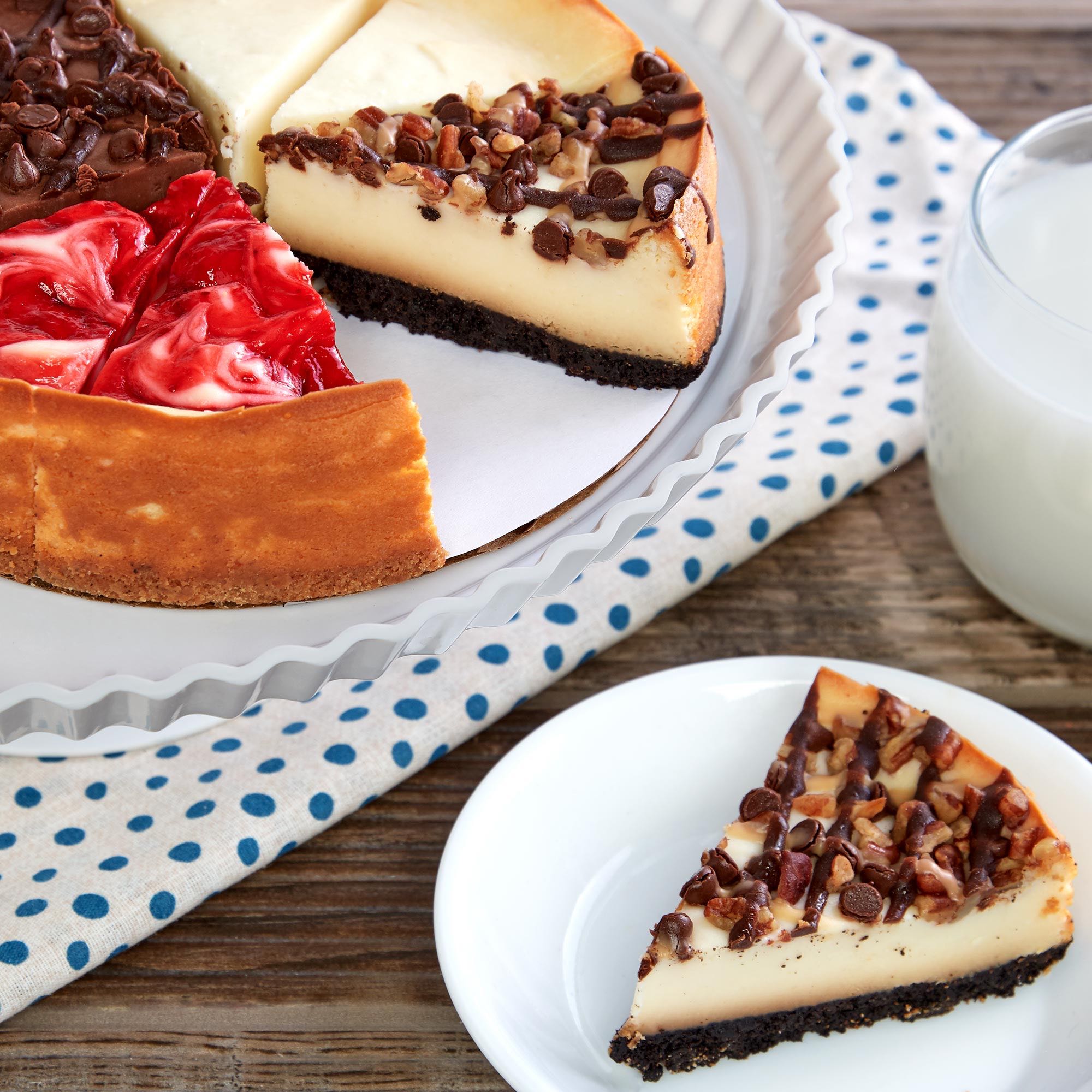 Freshness Guaranteed Variety Cheesecake, 16 oz, 8 Count (Refrigerated/Regular) thumbnail 2