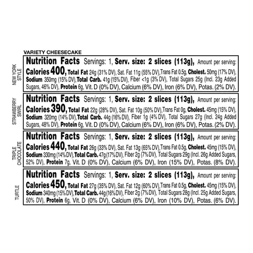 Freshness Guaranteed Variety Cheesecake, 16 oz, 8 Count (Refrigerated/Regular) thumbnail 3