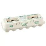 Great Value Cage Free Large White Eggs, 12 Count