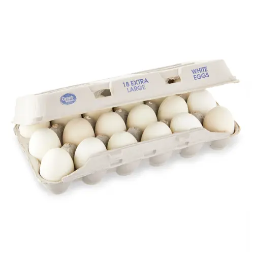 Great Value Cage-Free Grade AA Extra Large White Eggs, 18 Count thumbnail 3