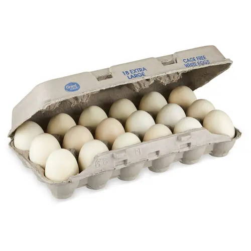 Great Value Cage-Free Extra Large White Eggs, 18 Count thumbnail 2