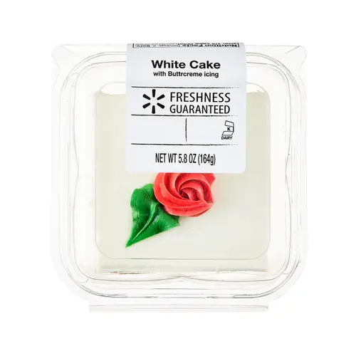 Freshness Guaranteed White Cake Square, Serves 2, 5.8oz