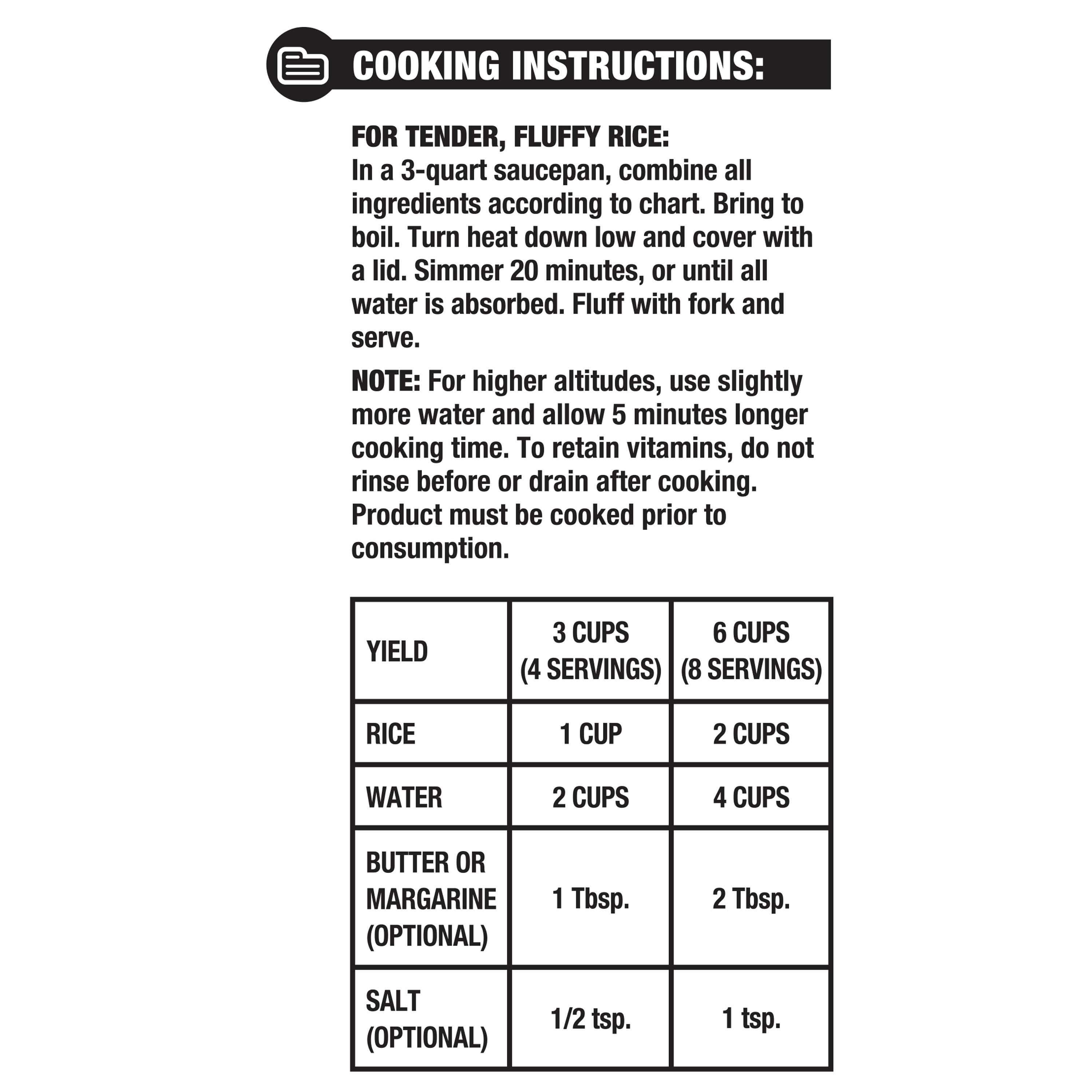 Great Value Long Grain Enriched Rice, 32 oz thumbnail 4