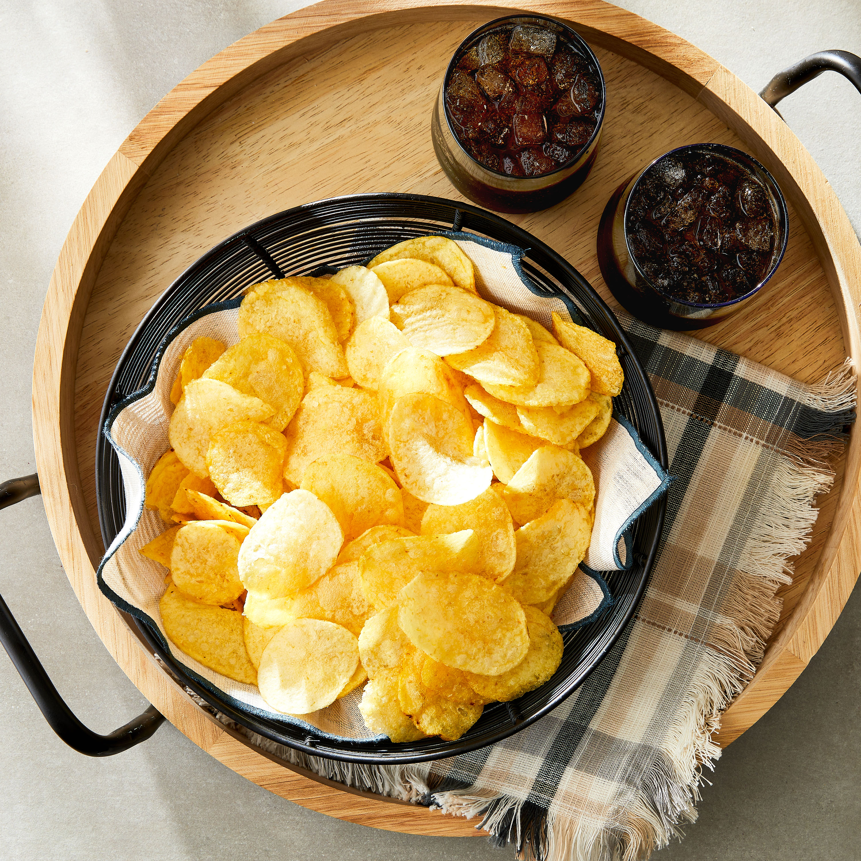 Great Value Party Size Original Potato Chips 13oz bag thumbnail 2