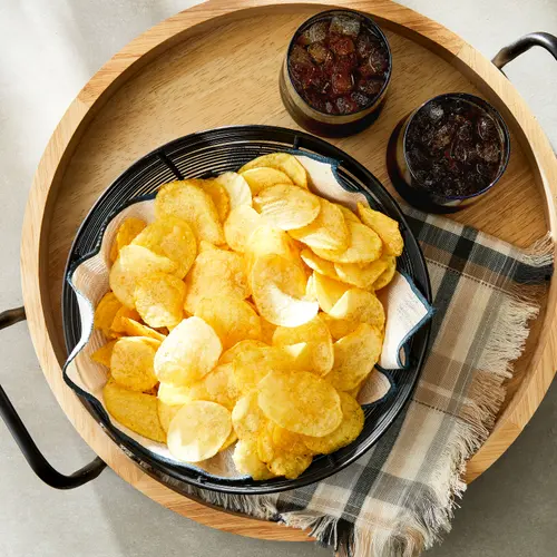 Great Value Party Size Original Potato Chips 13oz bag thumbnail 2