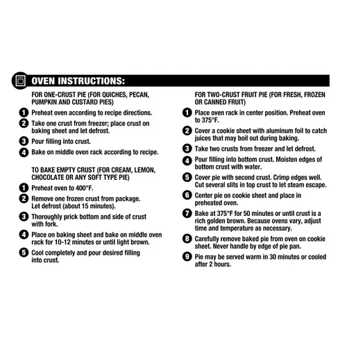 Great Value Frozen Deep Dish Pie Crusts, Two 9-inch Pie Crust & Pans, 16oz thumbnail 3