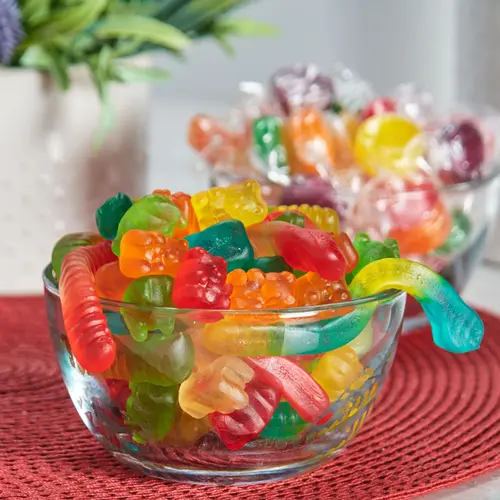 Great Value Gummy Bears & Worms Chewy Candy, 48 oz thumbnail 2