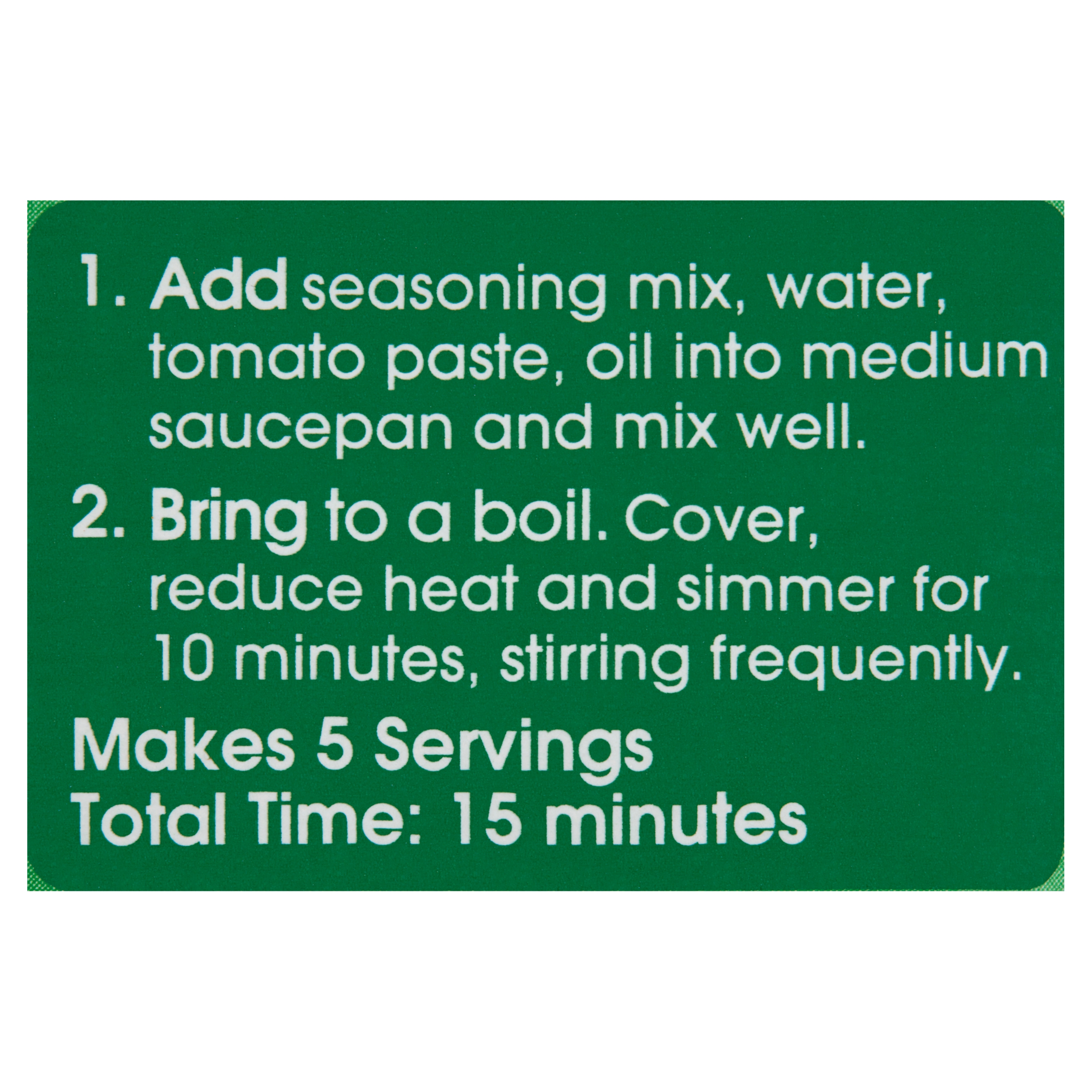 Great Value Spaghetti Sauce Mix, 1.37 oz thumbnail 4