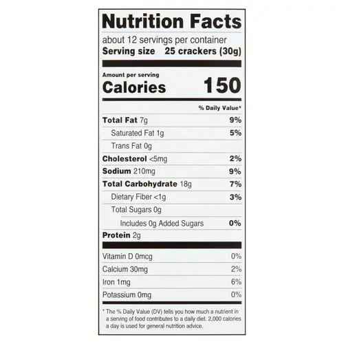 GREAT VALUE 12.4 OZ WHITE CHEDDAR CHEESE CRACKERS thumbnail 3