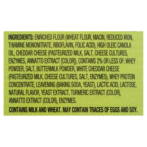 GREAT VALUE 12.4 OZ WHITE CHEDDAR CHEESE CRACKERS thumbnail 4