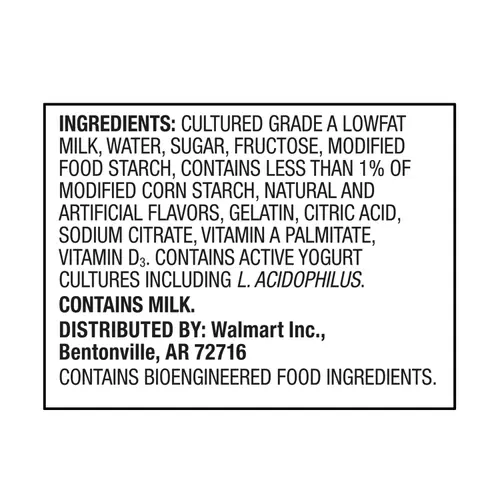 Great Value Original Vanilla Lowfat Yogurt, 32 oz thumbnail 4