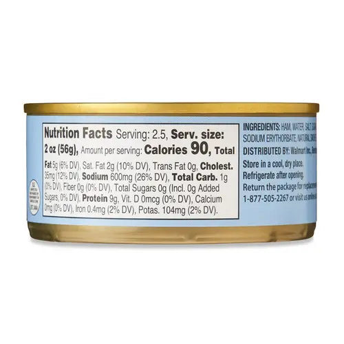 Great Value Diced Ham, 5 oz Can thumbnail 3