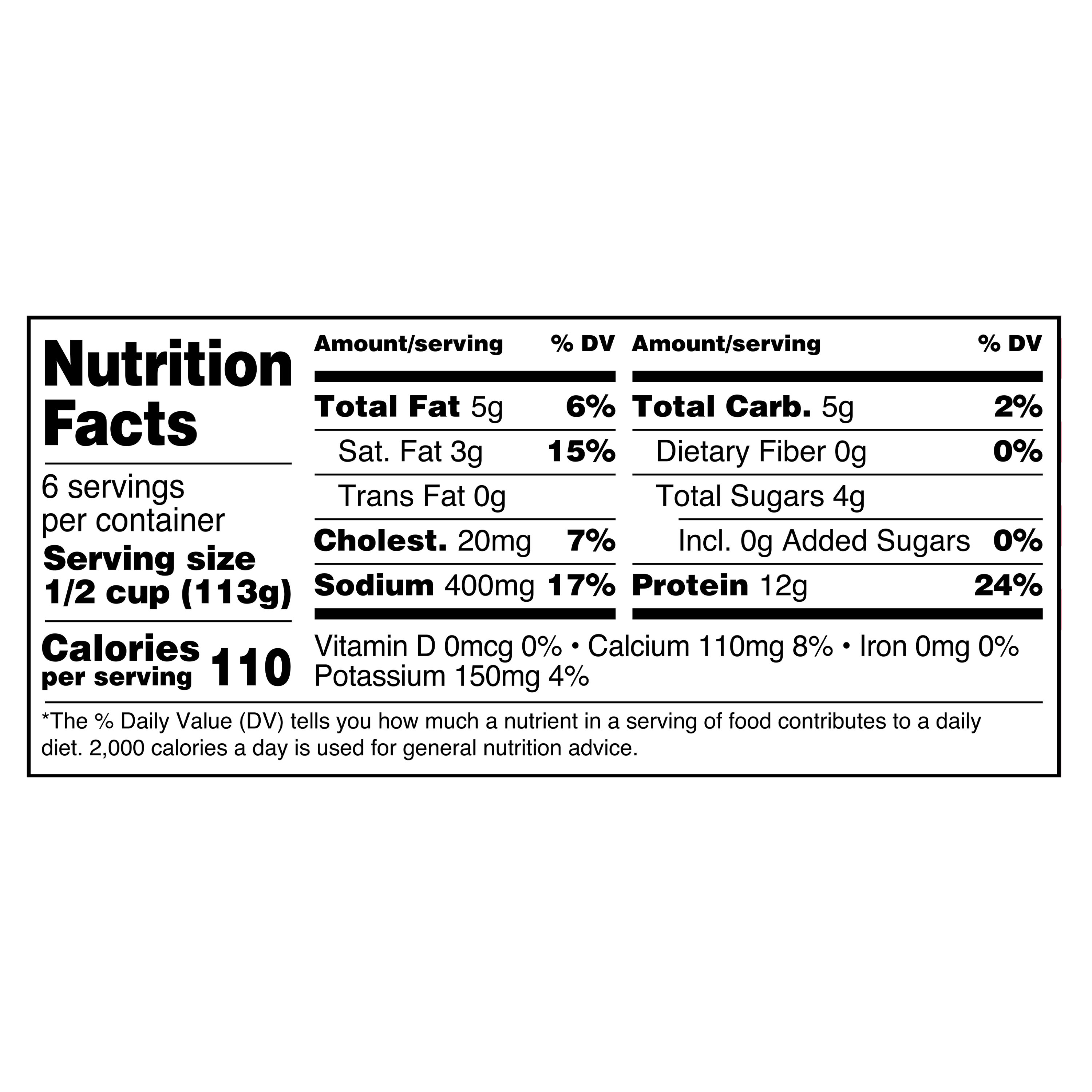 Great Value 4% Milkfat Minimum Large Curd Cottage Cheese, 24 oz thumbnail 3