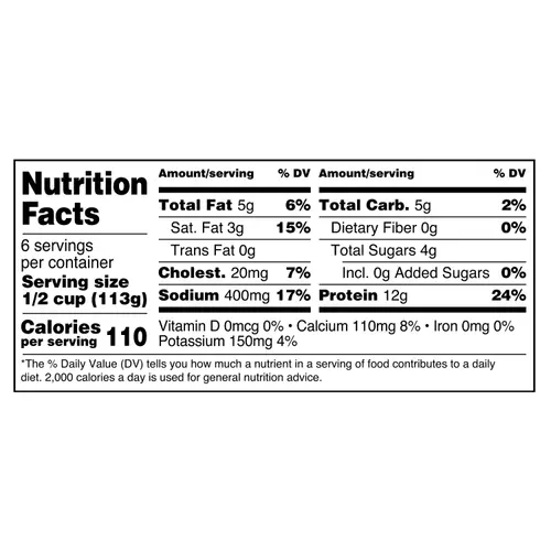 Great Value 4% Milkfat Minimum Large Curd Cottage Cheese, 24 oz thumbnail 3