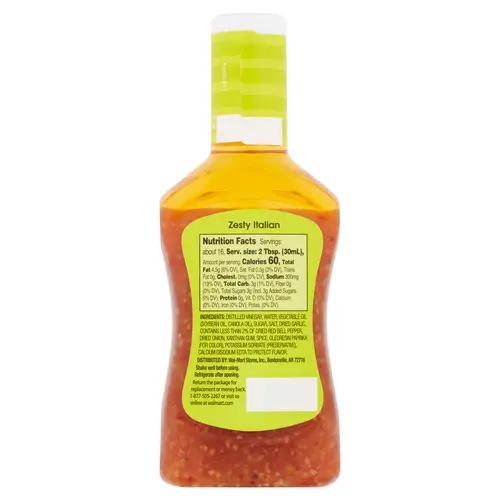 Great Value Zesty Italian Dressing & Marinade, 16 fl oz thumbnail 4