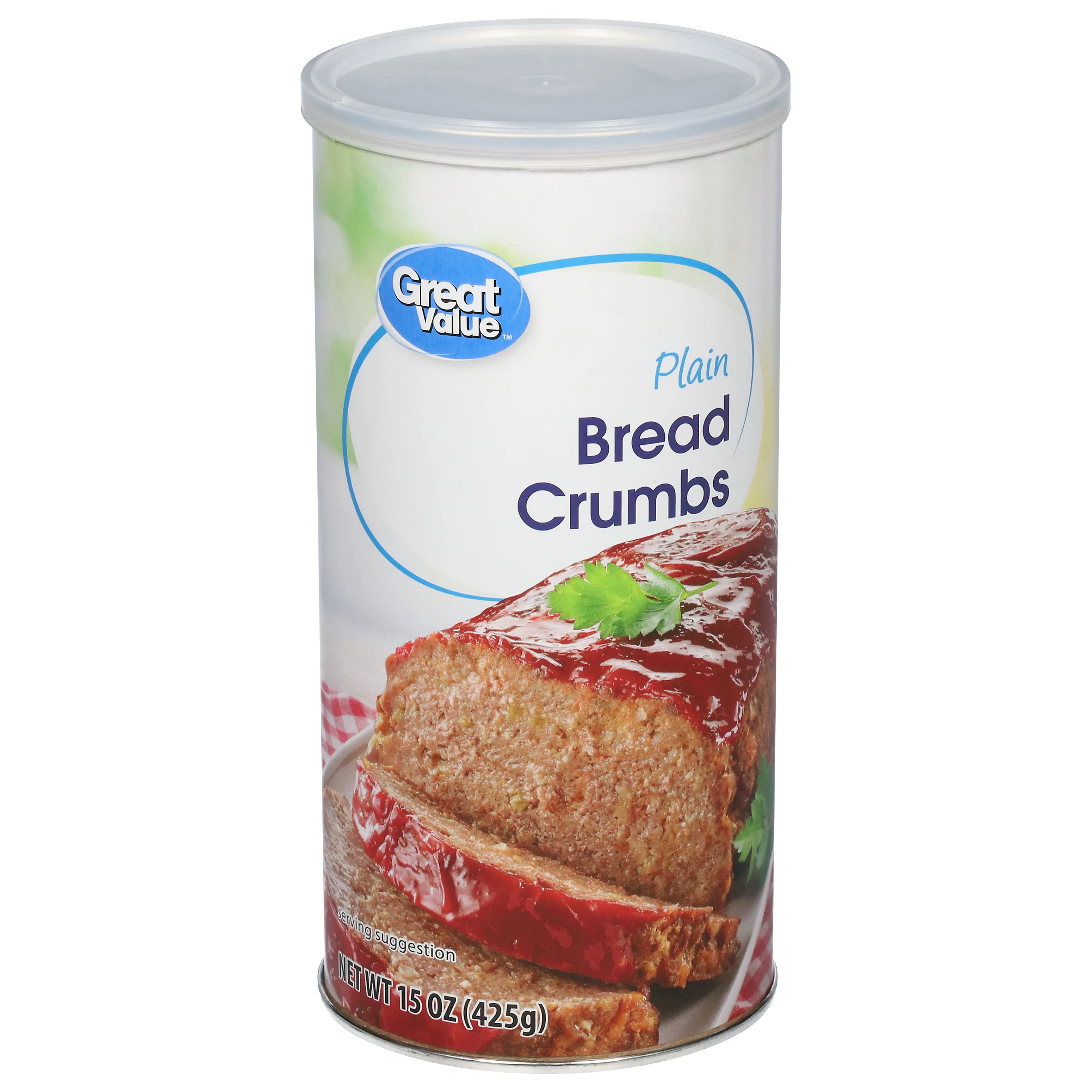 Great Value Plain Bread Crumbs, 15 oz