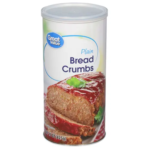 Great Value Plain Bread Crumbs, 15 oz thumbnail 4
