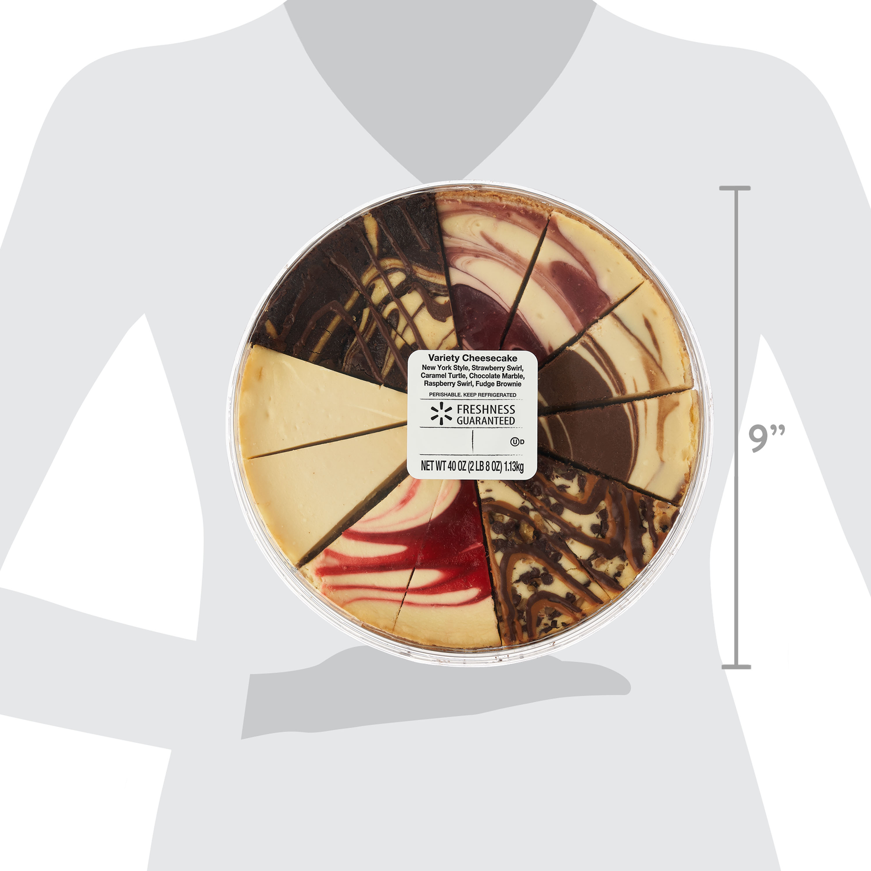 Freshness Guaranteed Variety Cheesecake, 40 oz., 12 Slices, Refrigerated thumbnail 3