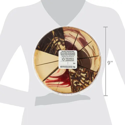 Freshness Guaranteed Variety Cheesecake, 40 oz., 12 Slices, Refrigerated thumbnail 3
