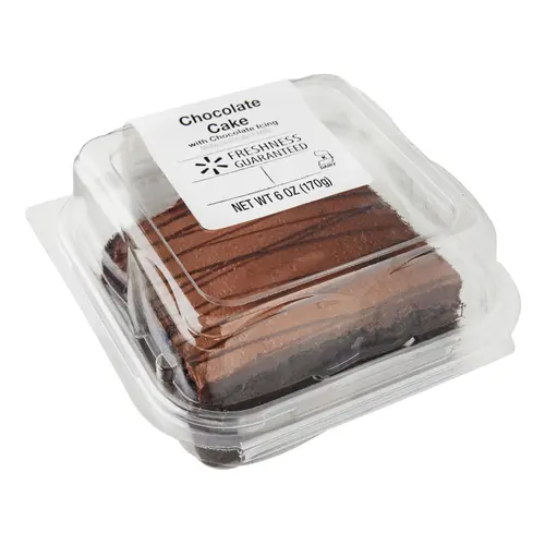 Freshness Guaranteed Chocolate Cake Square with Chocolate Icing, 6oz thumbnail 2