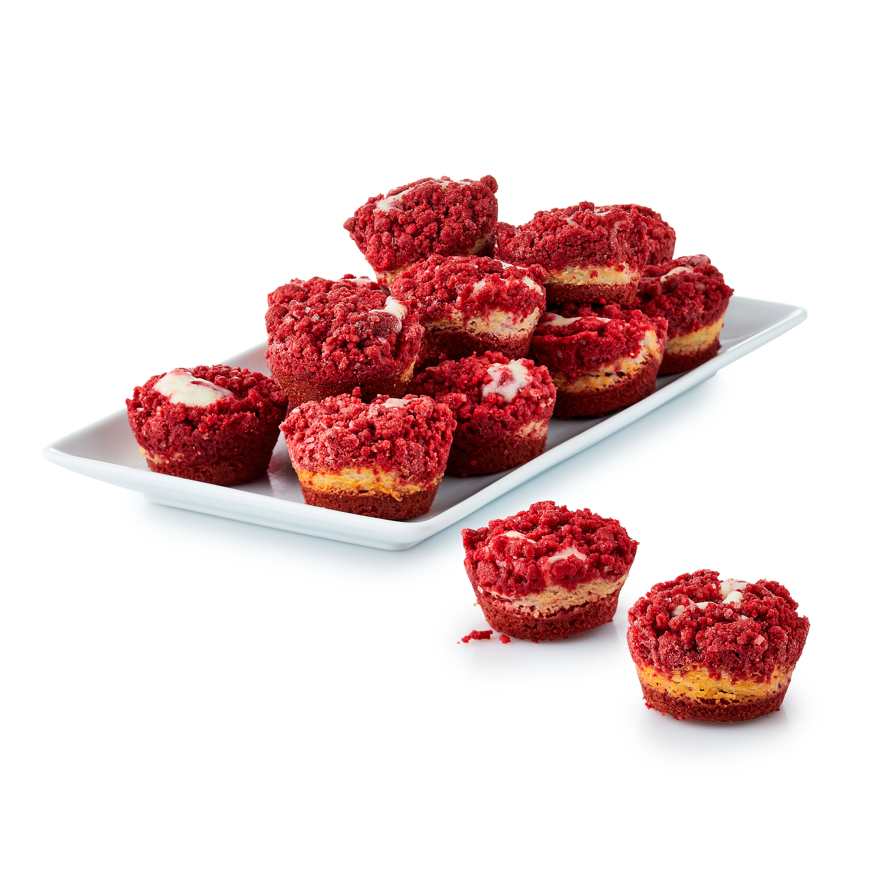 Freshness Guaranteed Red Velvet Mini Cake Bites, 15.8 oz, 16 Count, Clamshell thumbnail 3