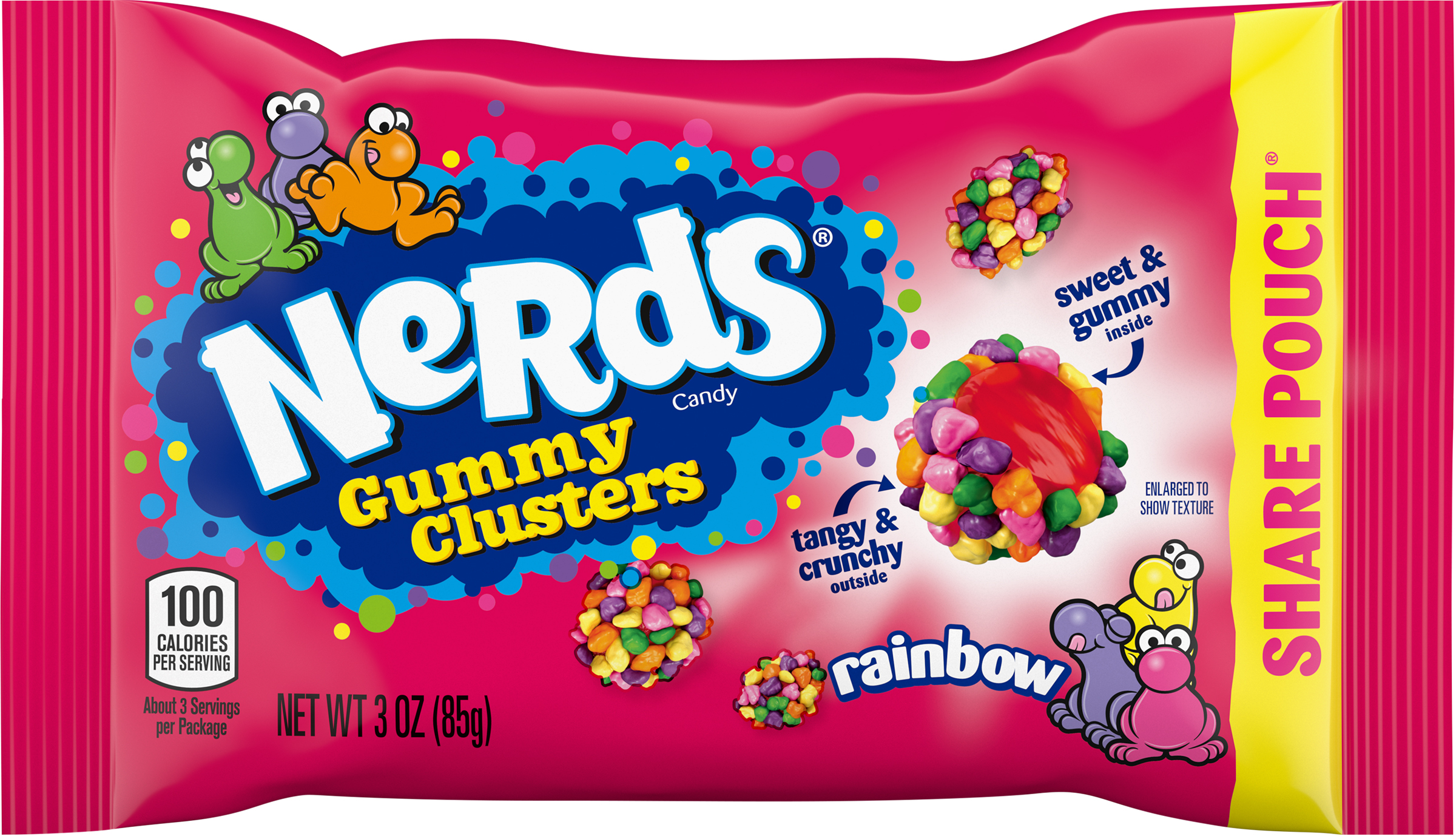 Nerds Gummy Clusters Rainbow 3 Oz