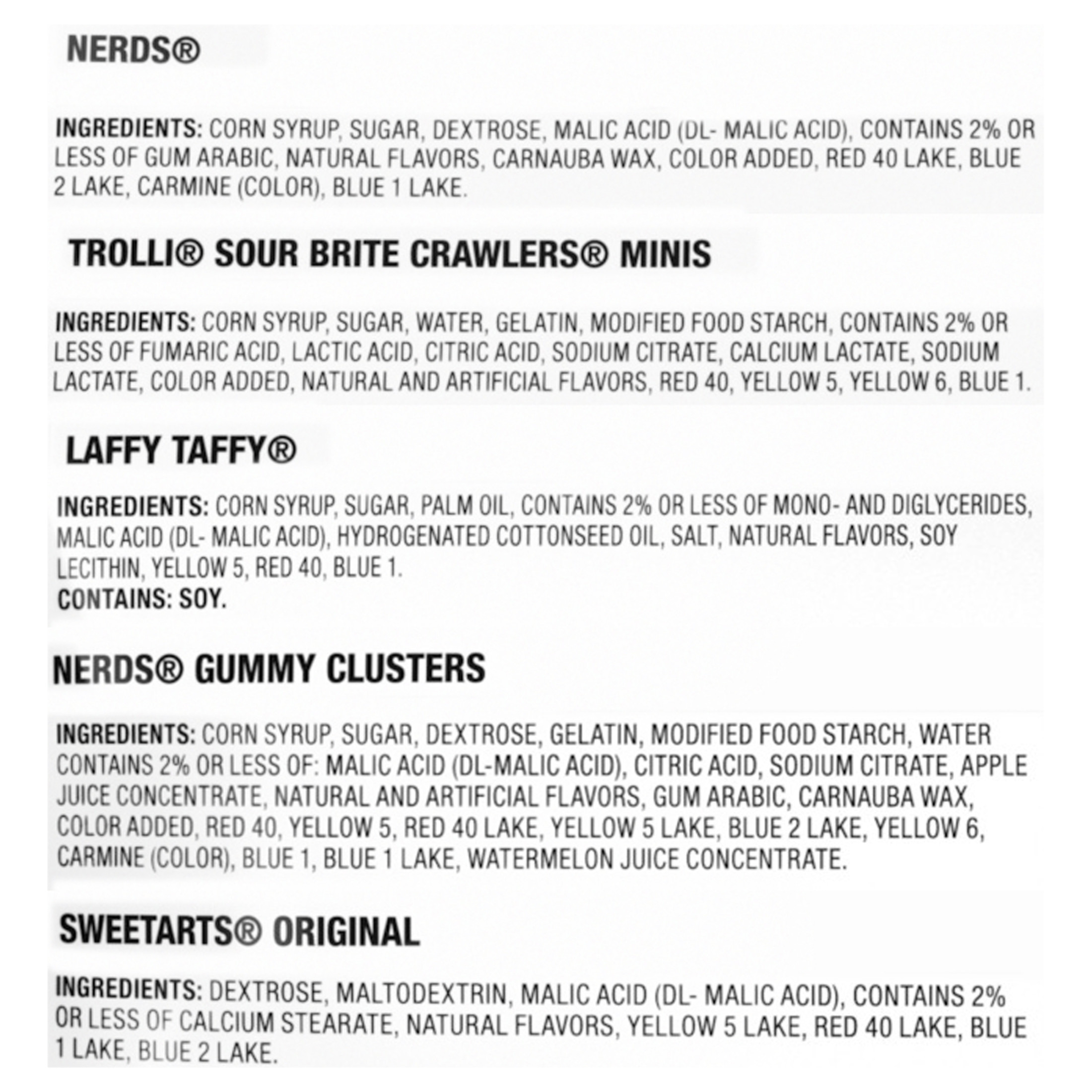 SweeTARTS Variety Party Mix, Individually Wrapped Assorted Candy, 28.6 Ounce (75 Count) thumbnail 4