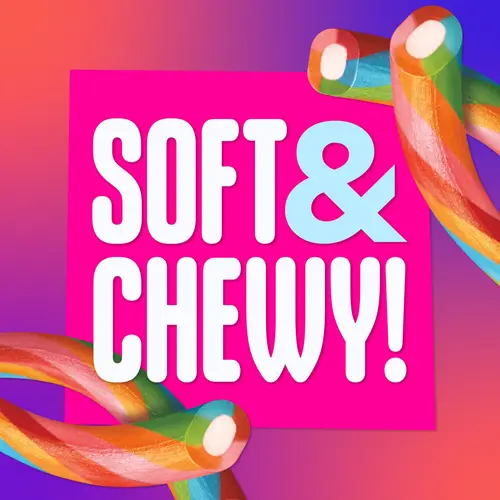 SweeTARTS Ropes, Candy, Twisted Rainbow Punch, Soft and Chewy, 9 oz thumbnail 2