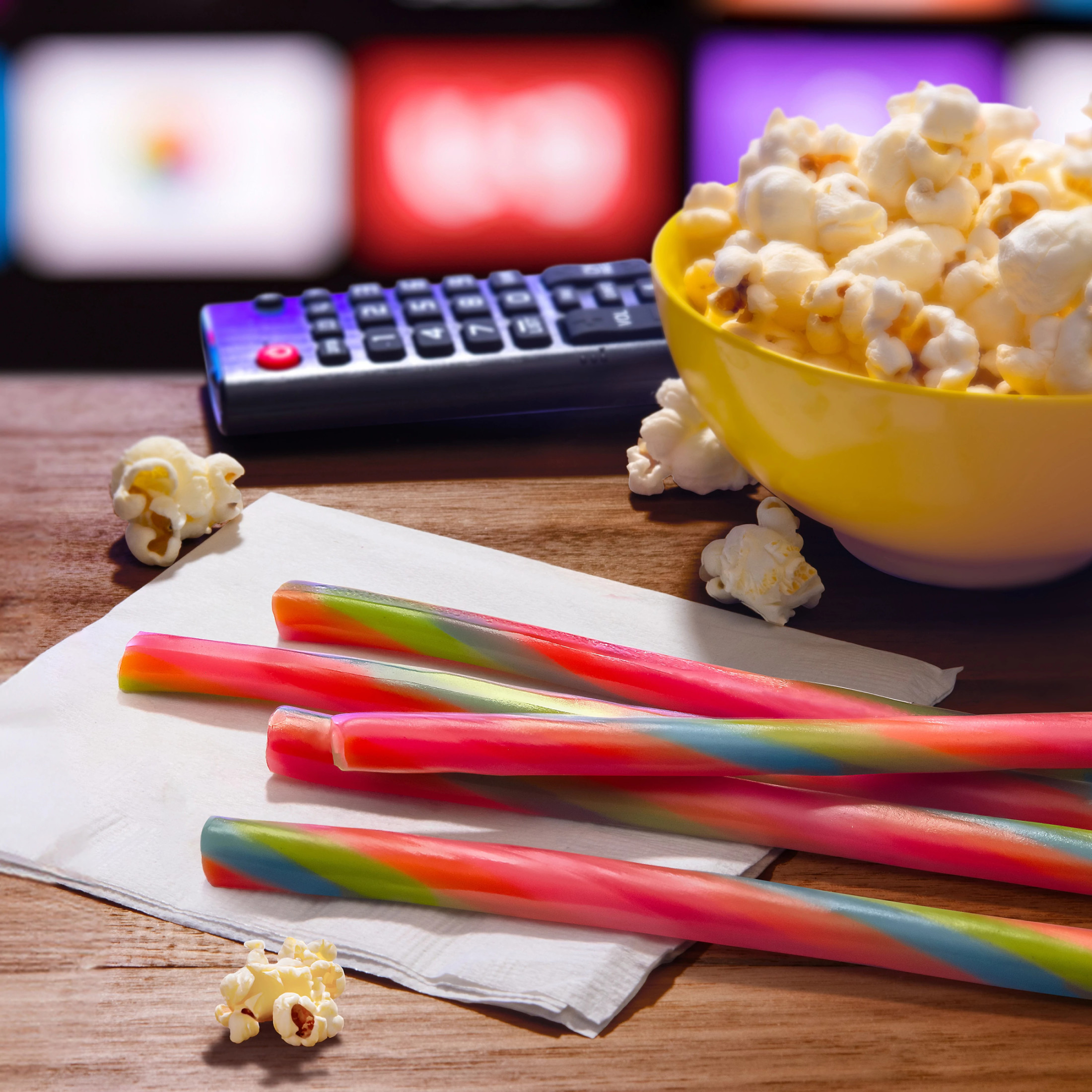 SweeTARTS Ropes, Candy, Twisted Rainbow Punch, Soft and Chewy, 9 oz thumbnail 4