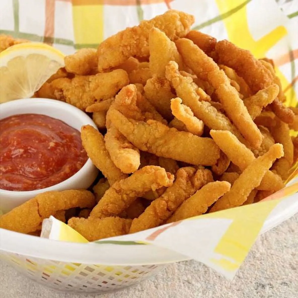 Cap Fred Sea Watch Frozen Captain Pride Fried Breaded Clam Strip, 6 Pound - 1 each.