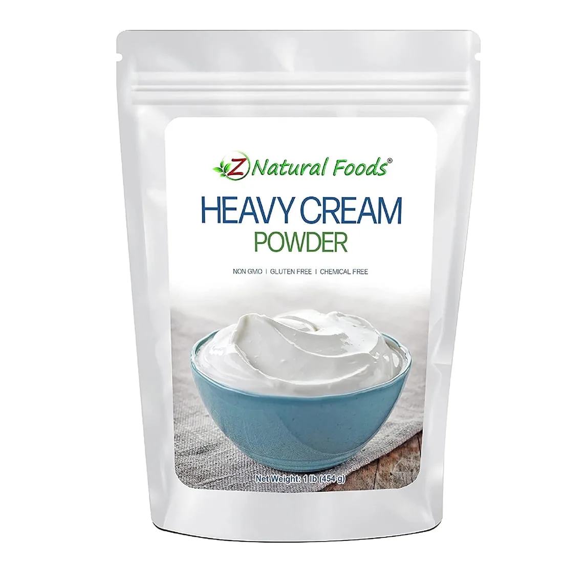 Z Natural Foods Heavy Cream Powder, Nutrient-Rich, Delicious Dry Cream with a Durable Shelf Life, Perfect for Coffee, Cake, Dess