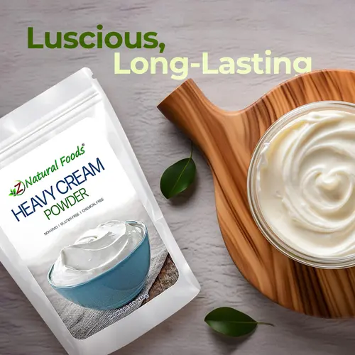 Z Natural Foods Heavy Cream Powder, Nutrient-Rich, Delicious Dry Cream with a Durable Shelf Life, Perfect for Coffee, Cake, Dess thumbnail 3