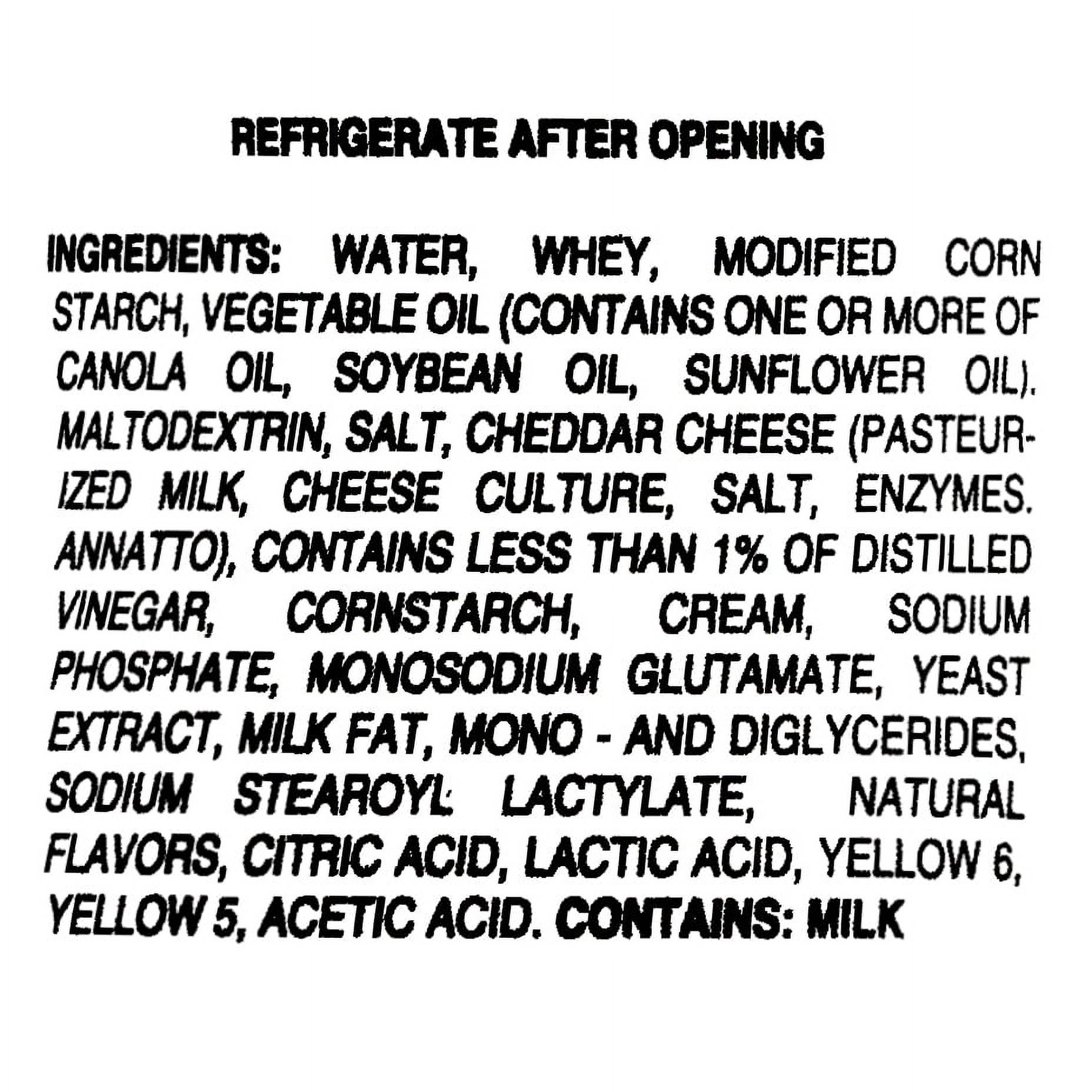 Ricos Premium Cheddar Aged  Ready to Serve Cheese Sauce, 15 oz Can, Shelf-Stable Liquid thumbnail 3