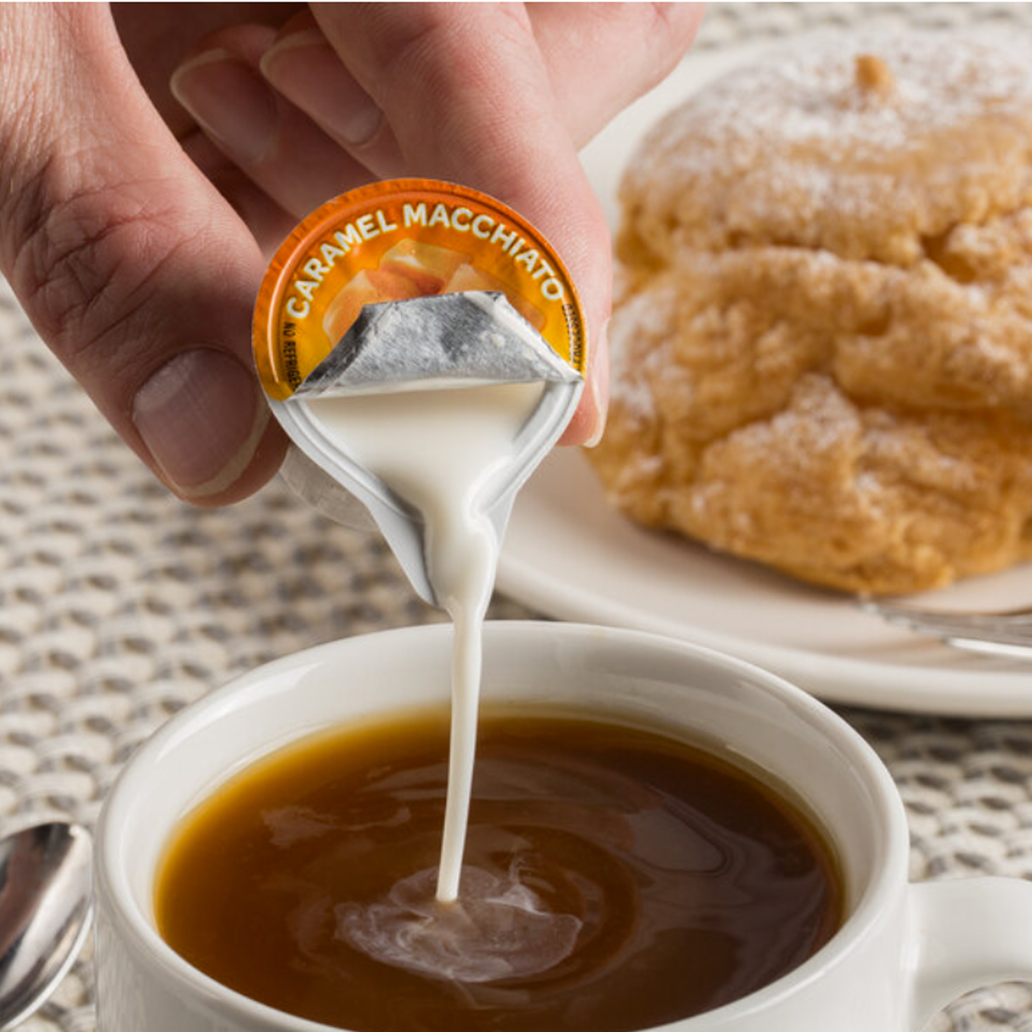 International Delight, Caramel Macchiato, Single-Serve Non-Dairy Coffee Creamers 0.5 fl. oz l 50 counts thumbnail 2