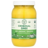 Pure Indian Foods Organic Artisanal Clarified Butter, Original Ghee, 15 oz (425 g)