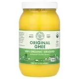 Pure Indian Foods Organic Artisanal Clarified Butter, Original Ghee, 15 oz (425 g)