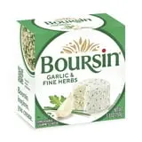 Boursin Garlic & Fine Herbs Spreadable Gourmet Cheese, 5.3 oz., Puck in a Box. Refrigerated