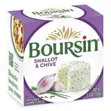 Boursin Shallot & Chive Spreadable Gourmet Cheese, 5.3 oz, Box, Puck, Refrigerated