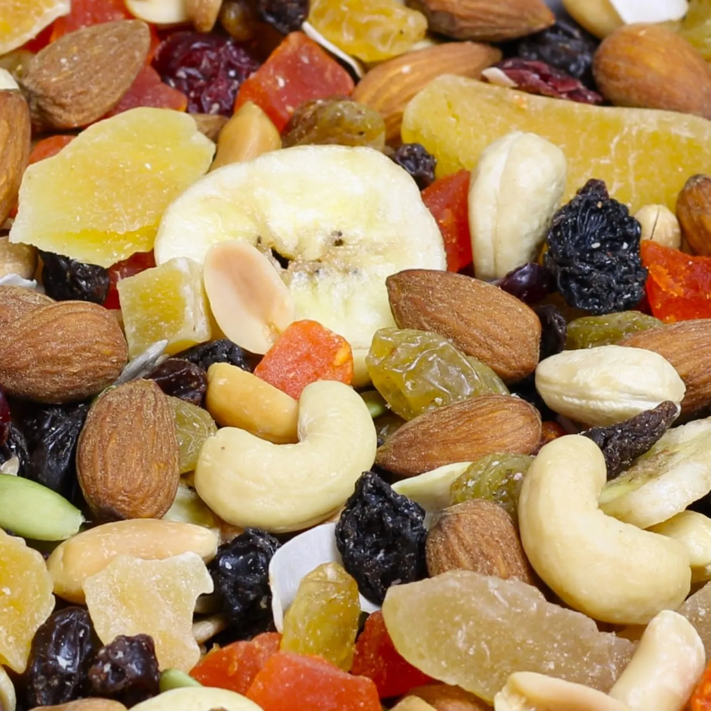 Tropical Mix Trail mix by Its Delish, 1 Lb 16 Oz Bag  High Energy Boost Fruit and Nut Healthy Snack Medley with Protein & Vi