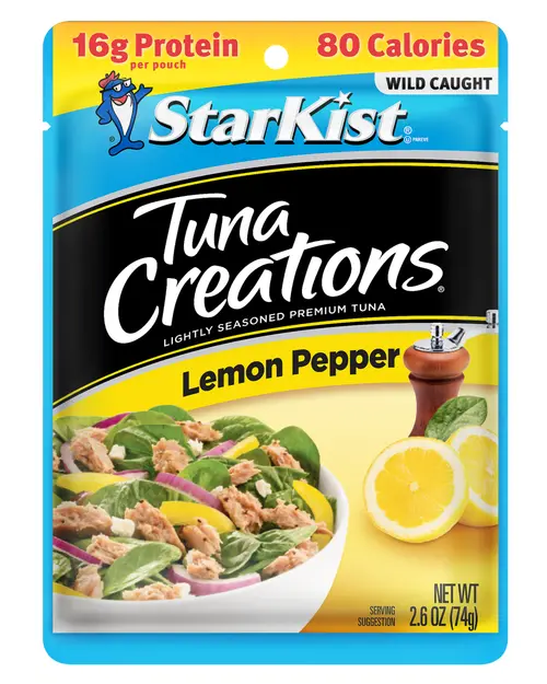 StarKist Tuna Creations, Lemon Pepper, 2.6 oz Pouch