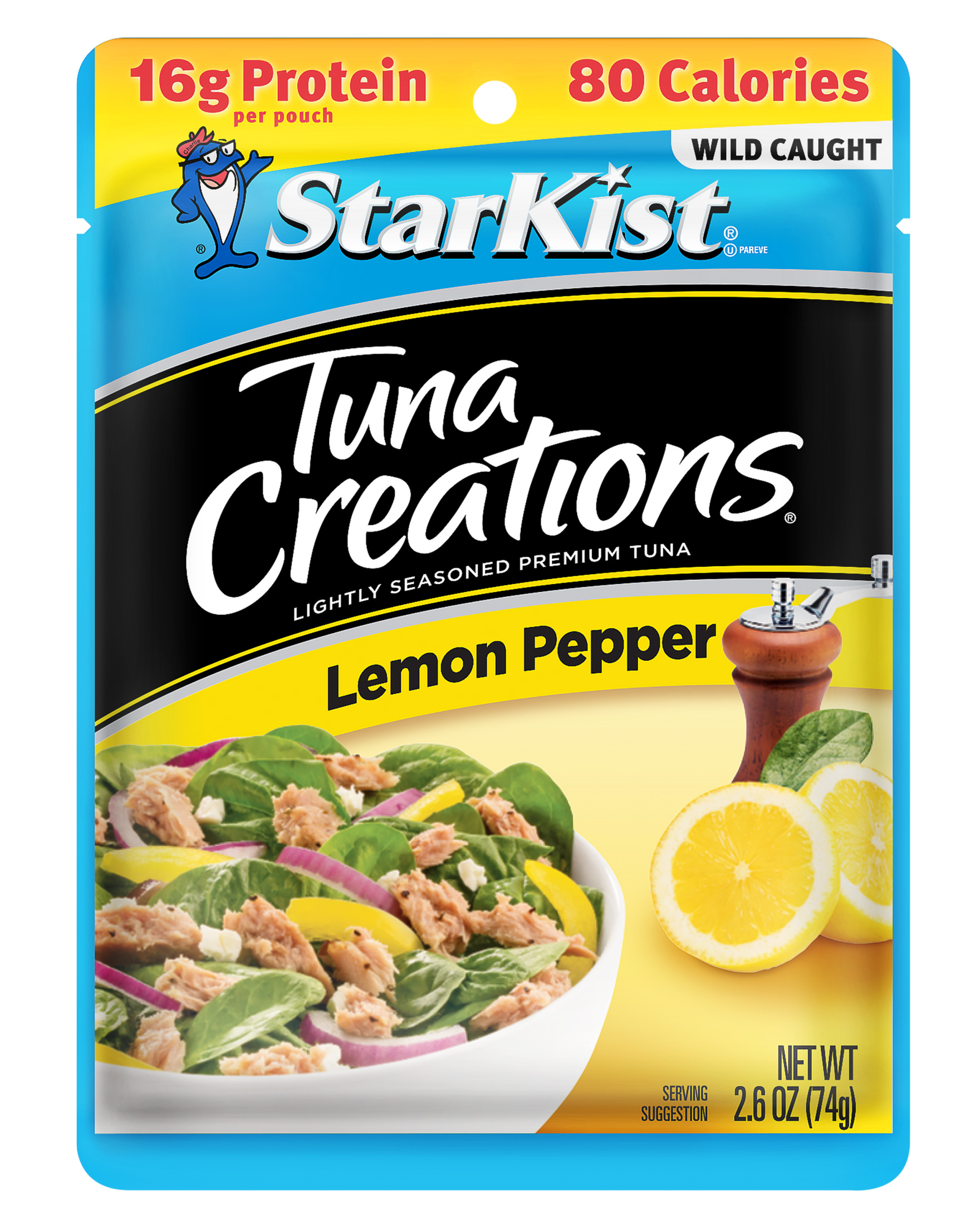 StarKist Tuna Creations, Lemon Pepper, 2.6 oz Pouch thumbnail 2