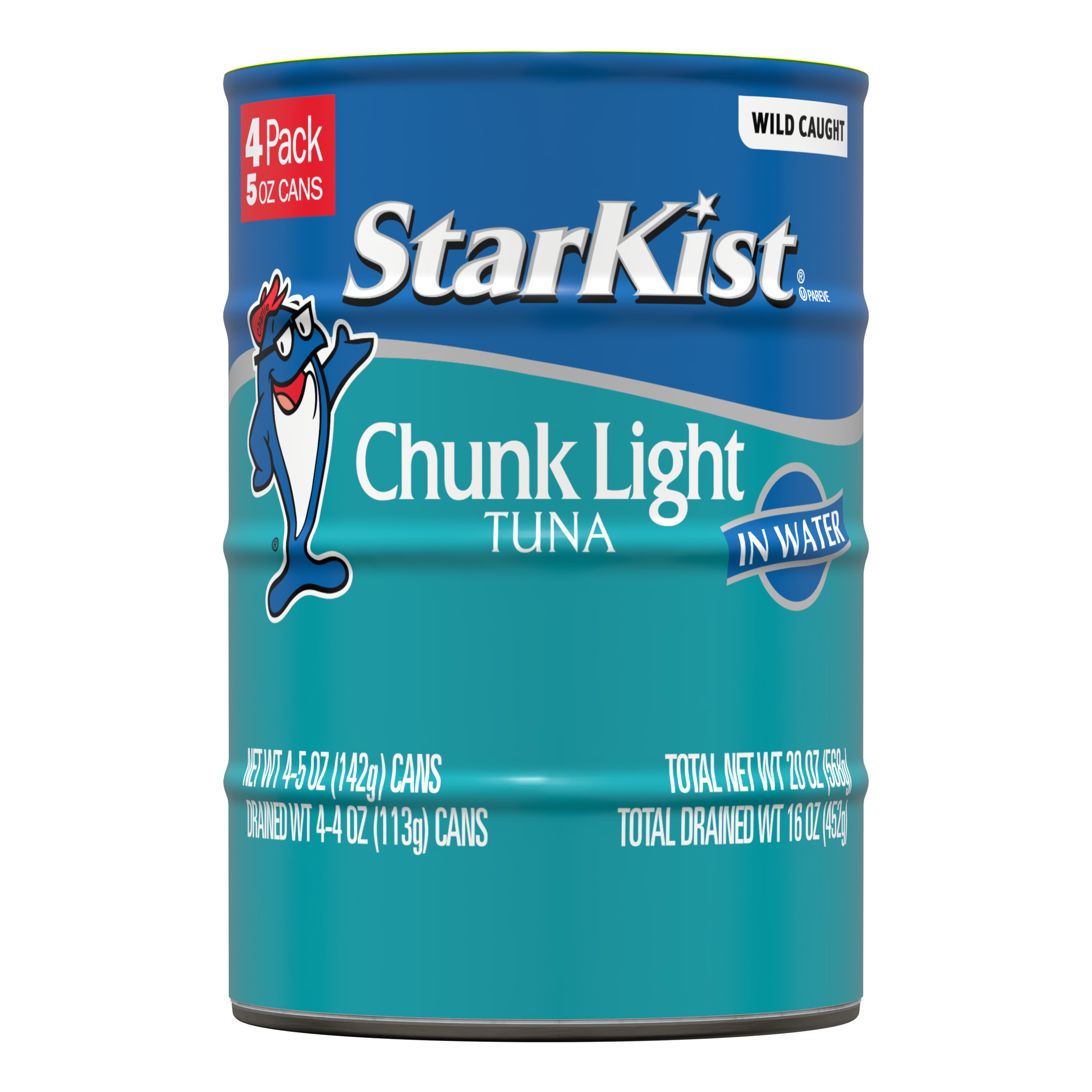 StarKist Chunk Light Tuna in Water, 5 oz, 4 Count thumbnail 2