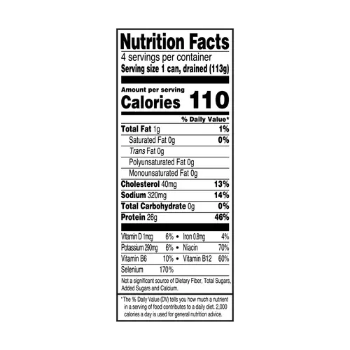 StarKist Solid White Albacore Tuna in Water , 5 oz Can, 4-Pack thumbnail 3