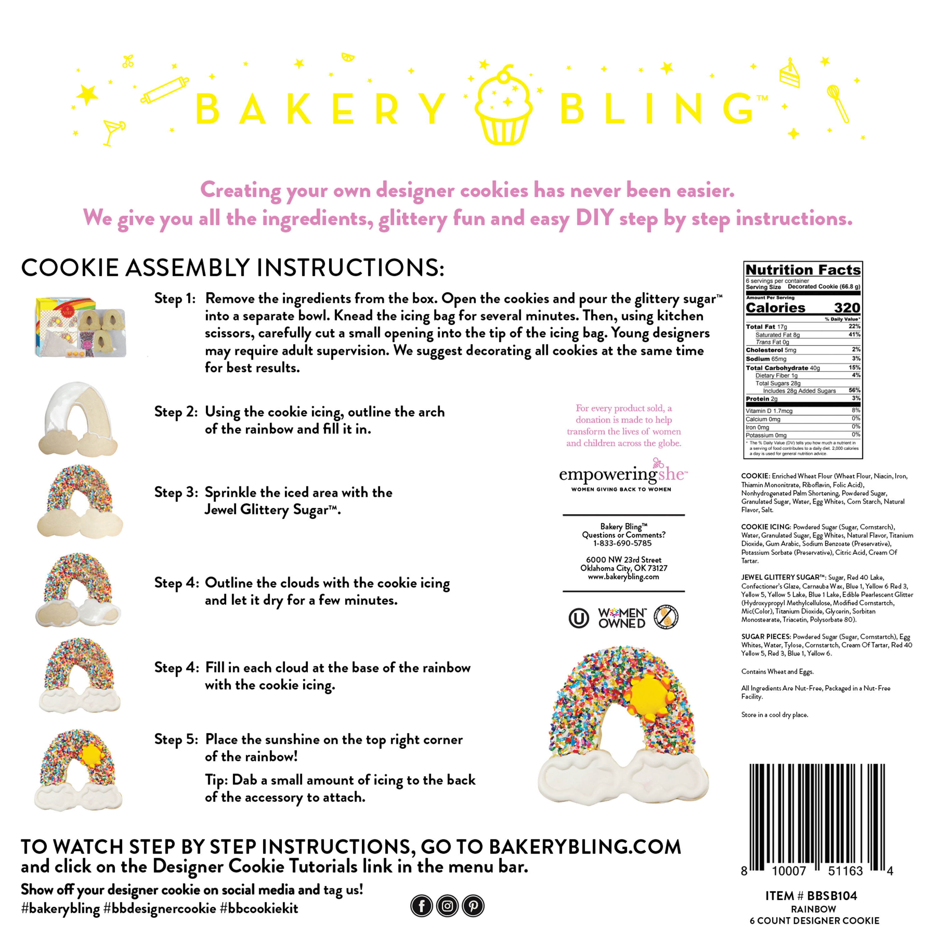 Bakery Bling Rainbow Cookie Kit thumbnail 4