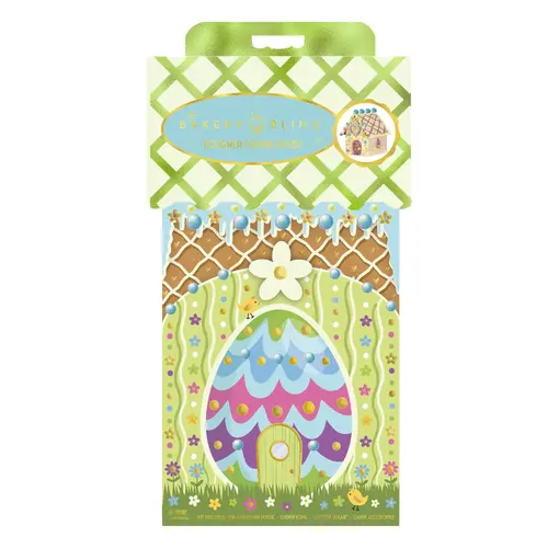 Bakery Blingâ„¢ Hoppily Ever After Mini Sugar House â€“ Easter Cookie Decorating Kit with Icing, Edible Glitter & Candy | Pre-Ba thumbnail 3