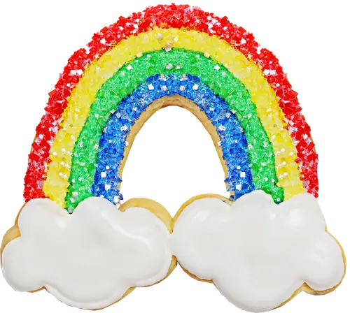 Bakery Bling Lucky Rainbow Designer Cookie Kit, 13.8oz, 8ct Vanilla Cookies thumbnail 4