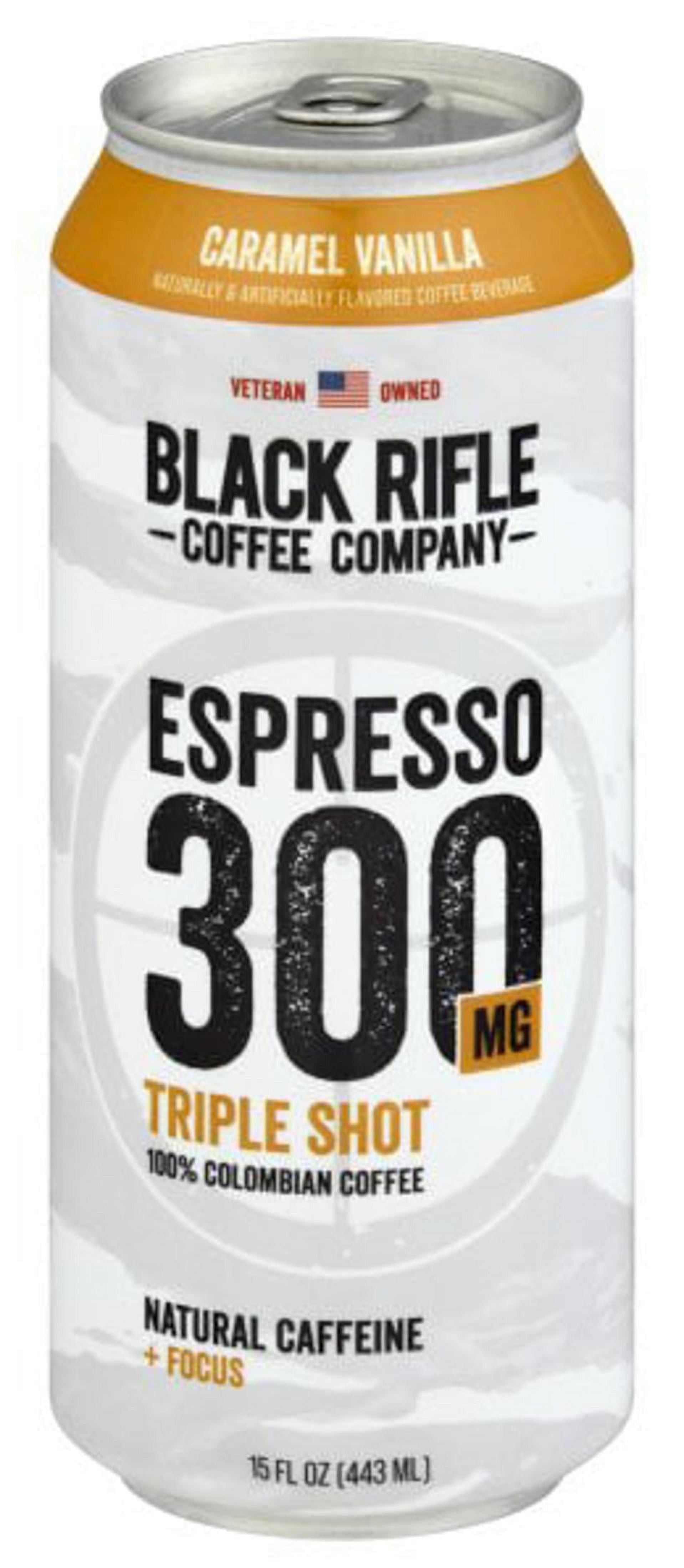 Black Rifle Coffee Espresso Triple Shot Caramel Vanilla 15oz thumbnail 2