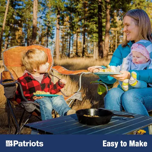 4Patriots Scrambled Eggs, Freeze-Dried Powdered Eggs, For Survival, Emergency Preparedness, Camping And Backpacking, Dehydrated, thumbnail 4